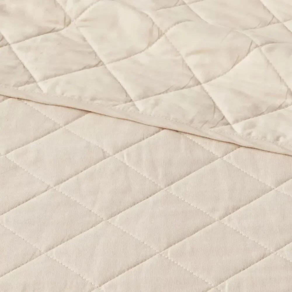 Diamond Stitch Cotton Linen Quilt - Threshold - FULL/QUEEN